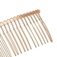 thumbnail image 6 of Vocoste 4 Pcs No Slip Hair Side Combs Accessories Metal Rose Gold Tone 2.95"x1.57", 6 of 6