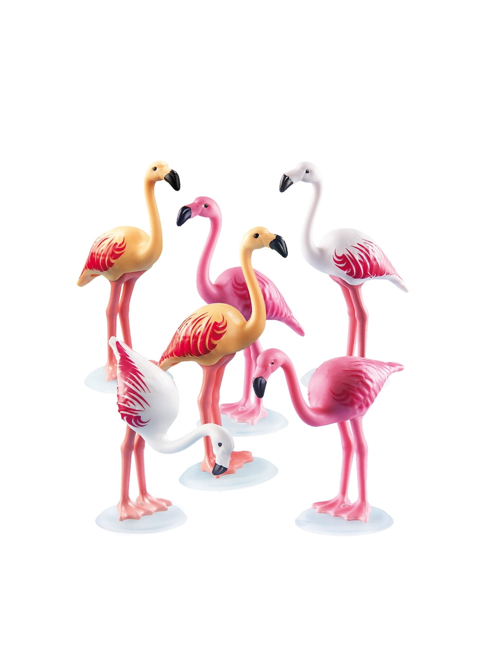Flamingo & Panda Zoo Animal Toy Set Playmobil Family Fun Triple Set Koala 