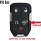 thumbnail image 2 of Black Red With Black White 2 piezas compatibles con 2021 2020 2019 Chevy Chevrolet Silverado 1500 2500hd 3500hd Gmc Sierra 1500 2500hd 3500hd Hyq1ea 5b funda para llave guantera S, 2 of 5