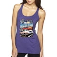 thumbnail image 1 of Wild Bobby Mustang Untamed American Spirit Ford Cars and Trucks Women Tri-Blend Racerback Tank Top, Purple Rush, Medium, 1 of 6