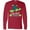 Red, variant on Key West, Florida Happy Sea Turtle Long Sleeve T-Shirt