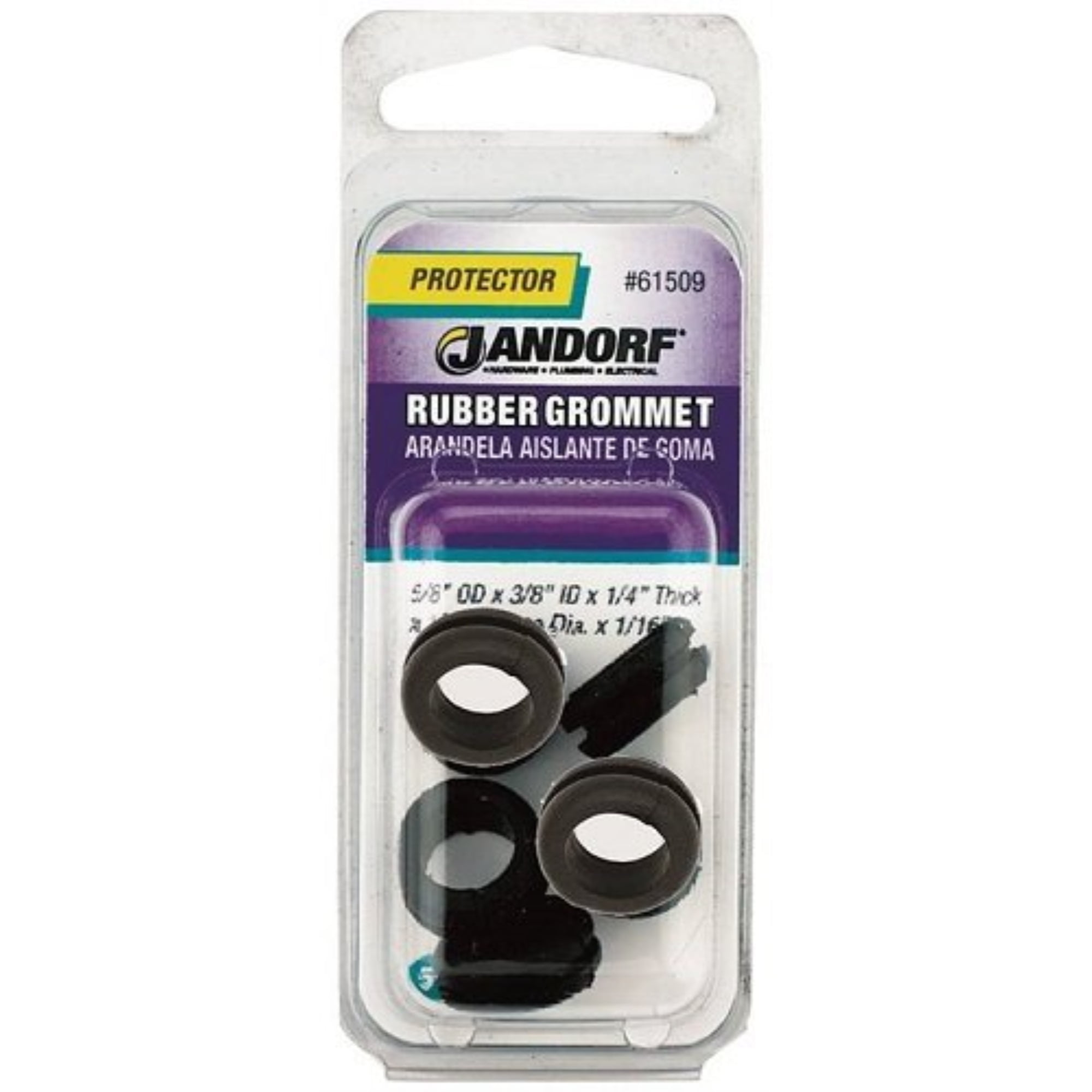 3472743 GROMMET 5/8OD X 1/4T Jandorf 5/8 in. D Rubber Grommet (Pack of 1)
