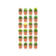 thumbnail image 1 of 24pcs Velas Aromaticas Cactus Verdes Decorativas Con Maceta Malubero Café, 1 of 5