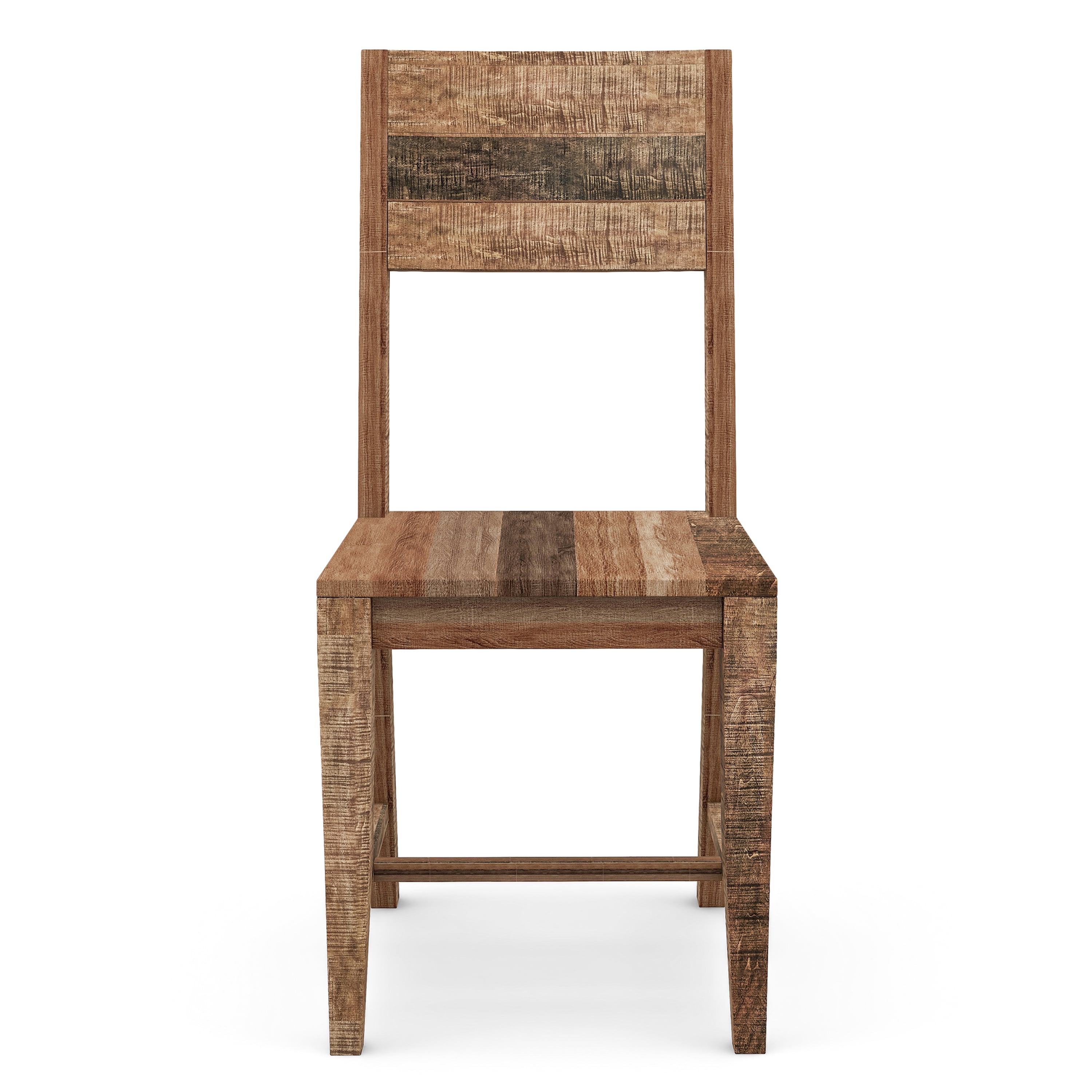 Furniture of America Acres Farmhouse Wood Dining Chairs-Set of 2, Natural Tone