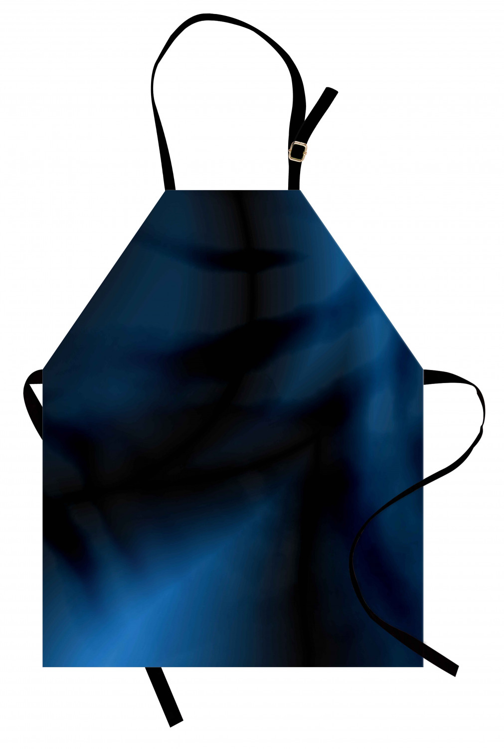 Navy Blue Apron Deep in the Majestic Ocean Themed Dark Blue Colored