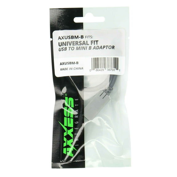 Axxess Integrate AXUSBM-B USB to Mini USB B Adapter Cable for Select GM/Buick 2010 and Up Vehicles