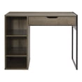 thumbnail image 1 of Pemberly Row Modern 40"W Desk in Engineered Wood Gray Oak Finish, 1 of 5