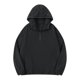 thumbnail image 2 of Sudadera con capucha para hombre, jersey liso con capucha, manga larga, polar, media cremallera, sudadera para exteriores, blusa de poliéster para hombre, 2 of 7