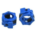 thumbnail image 5 of Blue 2pcs 50mm Barbell Collar Locking Bar Gym Fitness Buckle, 5 of 5