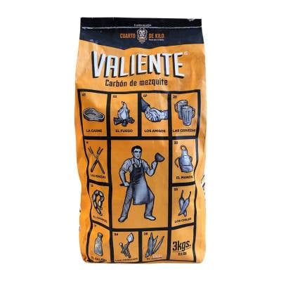 Carbón de Mezquite Valiente 3 Kg
