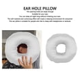 thumbnail image 3 of Dioche Almohada Para Dormir De Lado, Almohada De Satén Sedoso Para Dormir De Lado, Almohada Para Dormir De Lado Con Tapón Para Los Oídos Y Auriculares, 3 of 7