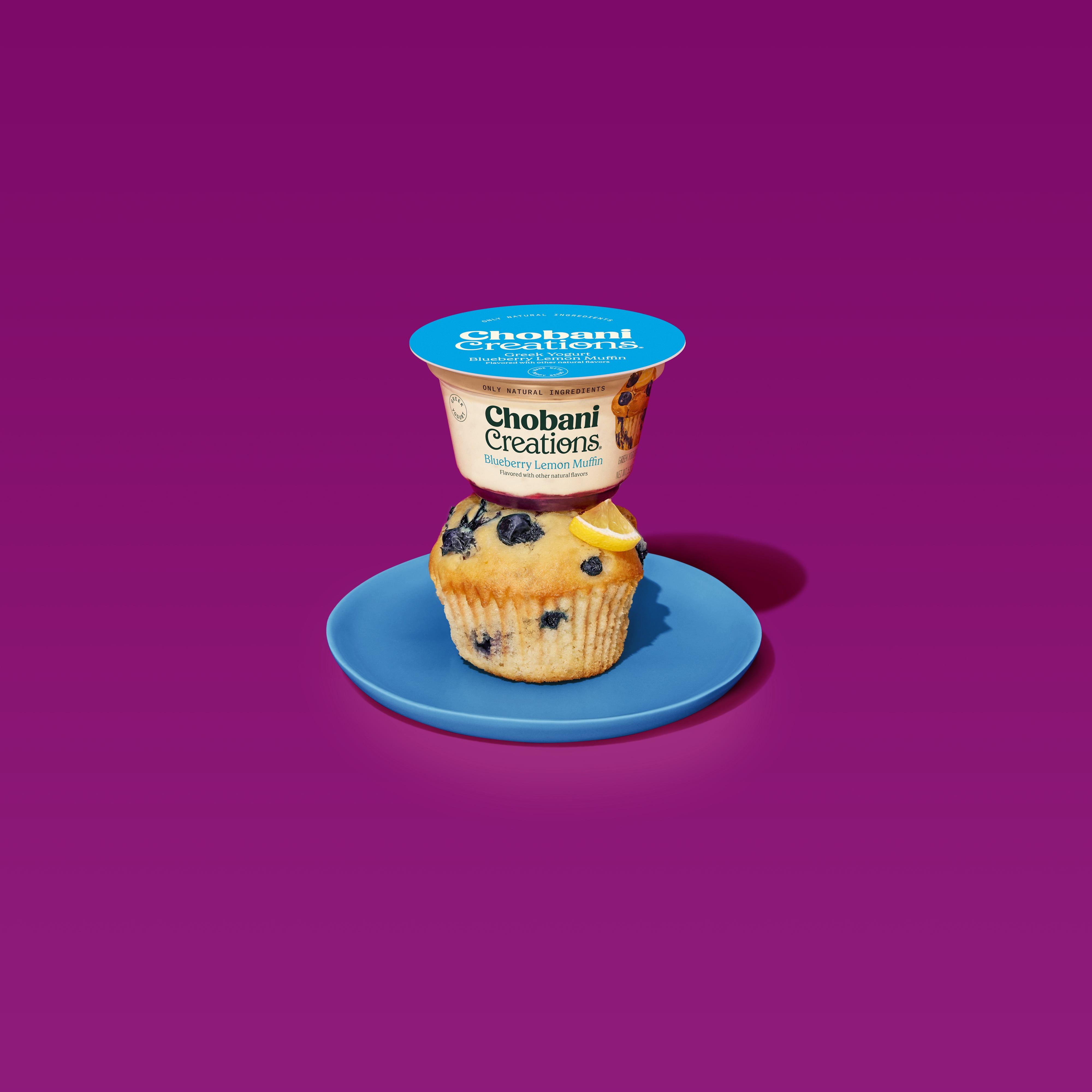 Chobani Creations Blueberry Lemon Muffin 5.3oz