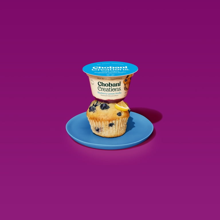 Chobani Creations Blueberry Lemon Muffin 5.3oz - Walmart.com