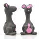 thumbnail image 2 of Juguetes interactivos para masticar, buscar y jugar con chirridos para cachorros con ratón de goma de látex, 2 of 3