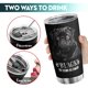 thumbnail image 5 of Vaso de viaje Oasisdream de acero inoxidable de 600 ml con estampado de perros, 5 of 6