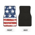 thumbnail image 2 of Balery USA Colors Stripes1 Juego de 4 Alfombrillas para Auto, Revestimientos de Caucho Resistente, Diseño Antideslizante, 2 of 7