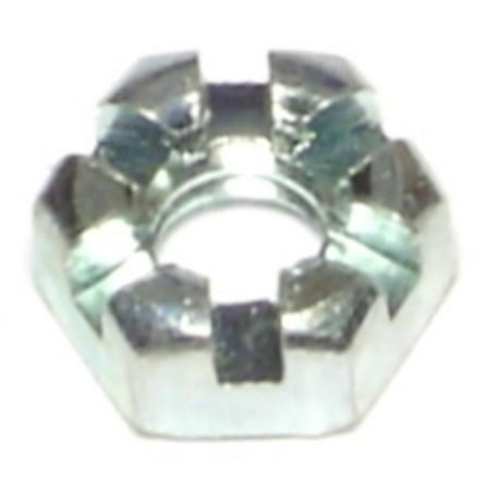 

1/4 -20 Zinc Plated Steel Coarse Thread Slotted Hex Nuts SNS-112 (20 pcs.)