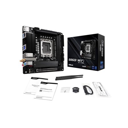 中古 マザーボード ASRock B860I WiFi For SI B860IWiFi Mini-ITX/LGA1851/Intel Core Ultra プロセッサー対応 (Series 2)