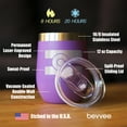 thumbnail image 4 of Bevvee Insulated Wine Tumbler 12 oz Flag Of Colorado Colorado Enthusiast Gifts Tumblers, 4 of 4
