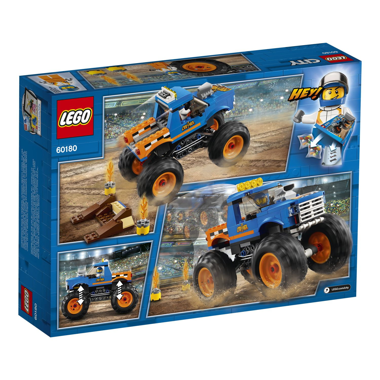 LEGO City Monster Truck 60180 Building Kit