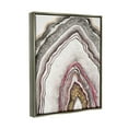 thumbnail image 4 of Stupell Industries Pink Neutral Geode Rock Arch Pattern Abstract Luster Gray Framed Floating Canvas Wall Art, 16x20, by Tiffany Hakimipour, 4 of 5