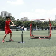 Holiday Clearance! 5 x 5ft Batting Training Net Baseball Softball Practice Net for Hitting & Pitching,Bow Frame by