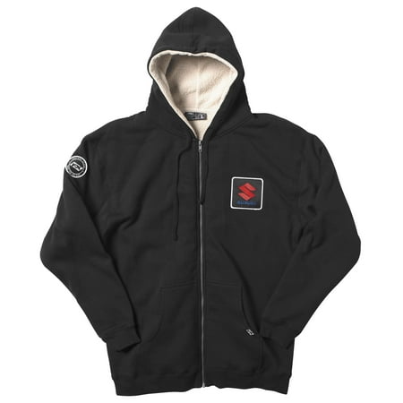 - Factory Effex Apparel Xlsuzuki Sherpa Zip Hoody Blk Xl 20-88426 New