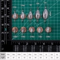 thumbnail image 2 of Dr.Fish 20 Pack Inline Trolling Weights Swivel Egg Sinkers 1/4oz Oval Line Sinker Catfishing Saltwater Freshwater Fishing, 2 of 7