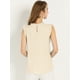 thumbnail image 5 of Blusa Elegante Sin Mangas Vintage Allegra K de la Década de 1950 con Volantes Beige XL, 5 of 6
