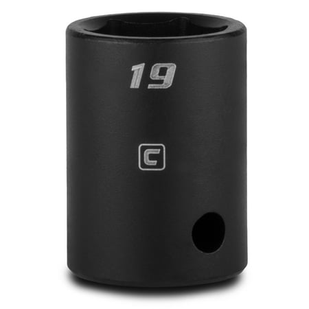 UPC: 0886352550192 | Capri Tools 19 mm Shallow Impact Socket  1/2-Inch Drive  6-Point  Metric