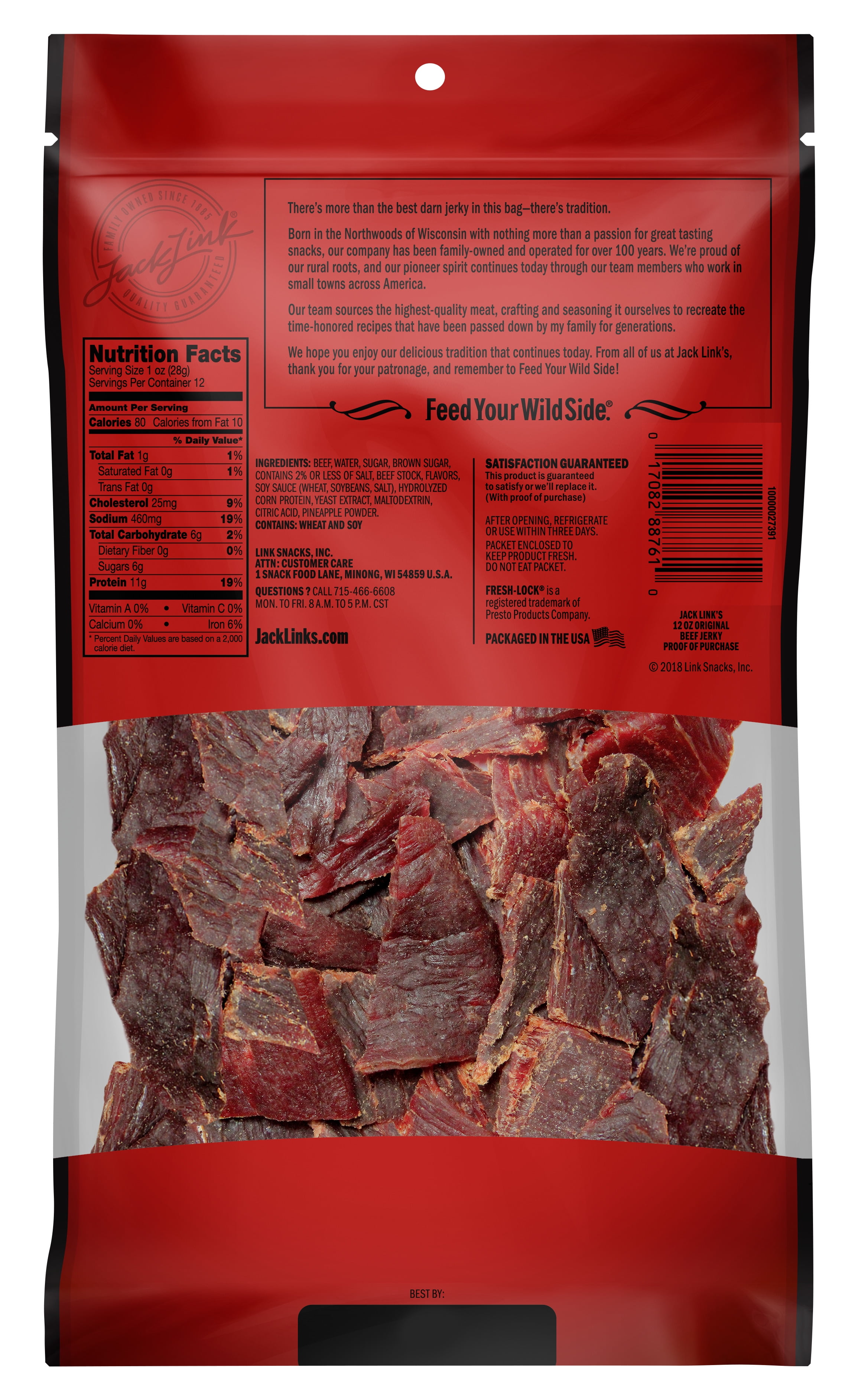 Old Trapper Peppered Beef Jerky (4 oz)