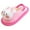Light Pink, variant on HCNTES Kids Toddler Slippers Baby Boys Girls Cute Cartoon Design House Shoes Children's Non Slip Warm Soft Winter Fuzzy Indoor Slipper(Pink,8)