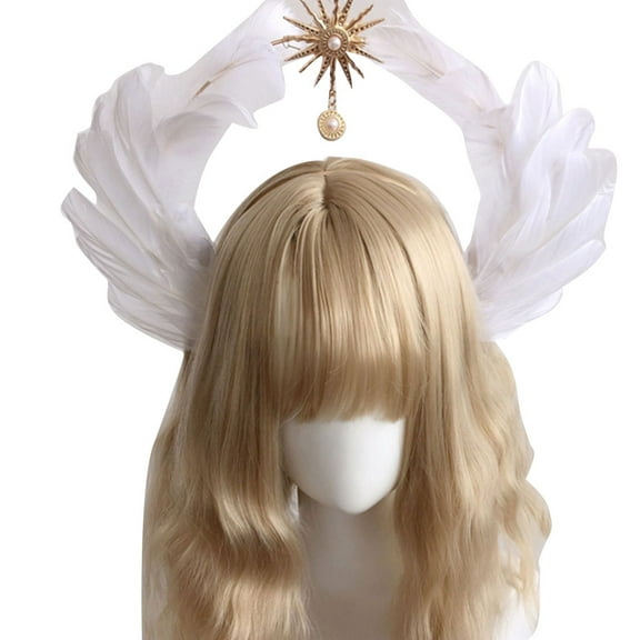 Yokua Gothic Headband Sun Godmother's Halo Headwear Hairhoop for