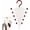 white, variant on Multi-Functional V-Shaped Double-Sided Hanger Storage Rack, 360° Rotatable Closet Organizer
