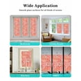 thumbnail image 6 of Window Privacy Film, Coral Red Coral UV Sun Blocking Window Tint Film Heat Control One Way Blackout Window Film, Spring Summer Coastal Nautical Ocean Beach Non Adhesive Static Cling 29.5x118 In, 6 of 7