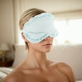 thumbnail image 2 of 1 Pc Sleep Mask Soft Eye Shade Cover for Light for Travel for Rest Blue, 2 of 6