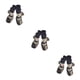 thumbnail image 2 of Methold 4 piezas de zapatos cálidos para mascotas, botas de nieve para lluvia, calcetines antideslizantes impermeables, conjunto de medias Type1 NO1, 2 of 6