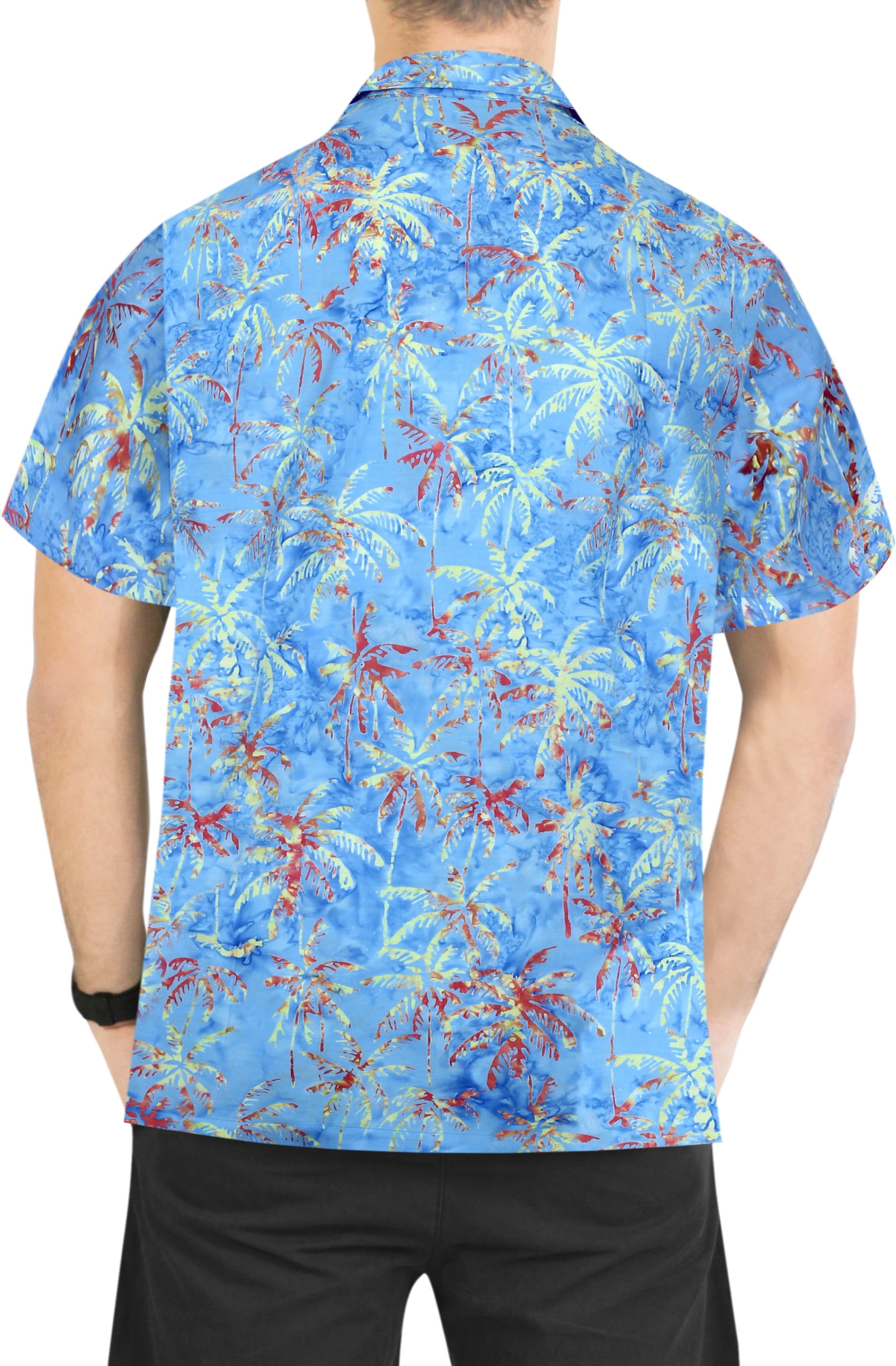 OTW Mens Summer Cotton Short Sleeve Slim Pure Color Button Down Dress Shirt