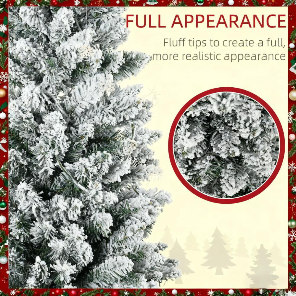 5ft Prelit Pencil Christmas Tree with 110 LED Lights Easy Assembly Small Space Holiday Decor