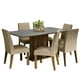 thumbnail image 1 of Juego de Comedor Mesa Tablero de Madera 6 Sillas Marrón/Gris/Imperial Renata Madesa, 1 of 8