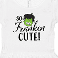 thumbnail image 4 of Inktastic Halloween So Franken Cute Girls Toddler Dress, 4 of 5