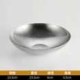 thumbnail image 3 of Decorative Stainless Steel Hammered Salad Bowl Korean Creative Fruit Salad Bowl For Living Room Centerpiece Or Kitchen Use Gold, 3 of 6