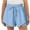 A02-Blue, variant on yoeyez Girls Butterfly Shorts,Kids Girls Ruffle Solid Color Workout Shorts Drawstring Elastic Waist Short Pants Outdoor Sports Casual Yoga Shorts for 6-7 Years