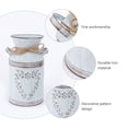 thumbnail image 6 of LEORX Metal Milk Jug, 7.66in Heart-Shaped Flower Arrangement Vase, Vintage Floral Plant Bucket For Dry Flower Arrangements, Home, Christmas, Wedding Table Centerpieces, 6 of 6