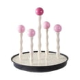 thumbnail image 1 of Tnarru Cup Drying Rack, Kitchen Cup Holder, Multifunctional Modern Decorative Bottle Drainer Rack Cup Holder for Table Countertop Bar Red Ball, 1 of 8
