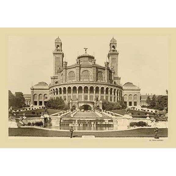 Trocadero Palace- Fine Art Canvas Print (20" x 30")