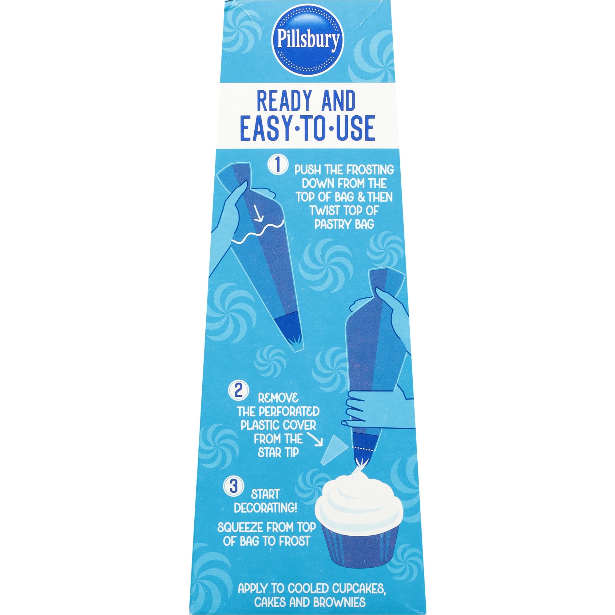 Pillsbury Chocolate Fudge Flavored Ready-to-Use Frosting Bag, 16 oz Bag