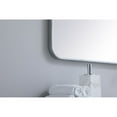 thumbnail image 5 of Soft corner metal rectangular mirror 30x36 inch in Silver, 5 of 5