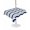 Navy Blue, variant on Outdoor Table Cloth with Umbrella Hole and Zipper,Navy Blue Grey White Waterproof Rectangle Tablecloth 60"x102",Abstract Geometric Ocean Wave Stripe Washable Table Cover for Outside Party Picnic