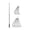 5 and 7 Tooth, variant on Terraxo Garden Thatch Leaf Rake Telescopic Mushroom Picking Tool Ergonomic Design for Yard Cleanup Multipurpose Landscape Leaves Rake 3 and 7 Tooth